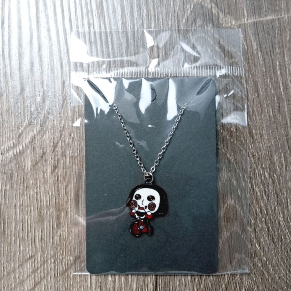 ♥️ BUNDLE ONLY New Jigsaw Horror Chainlink Necklace